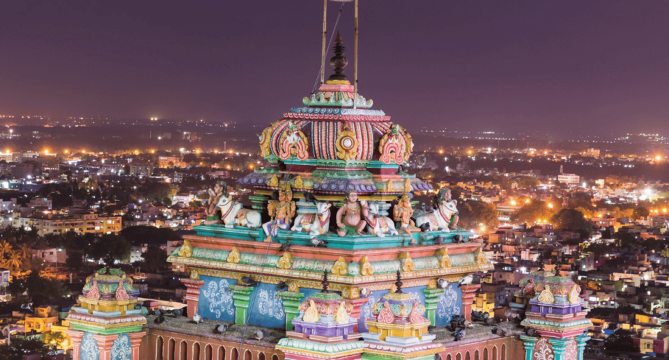 Malaikottai Temple Trichy: Steps & God